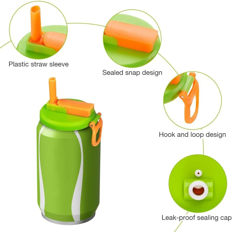 Silicone Cane Cap with Straw
