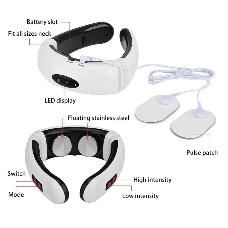 Electric Neck & Back Massager with Far Infrared Heat